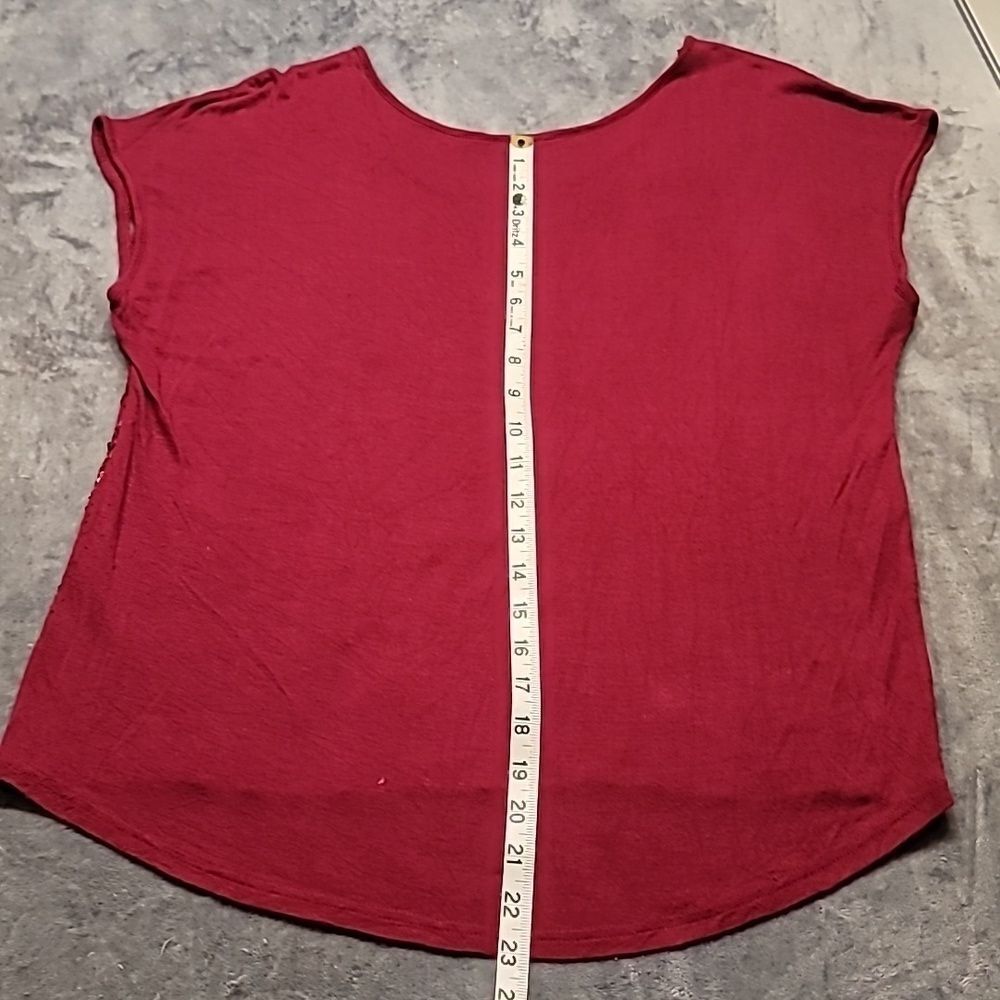 0191. EUC ~ RUE 21 ~ L ~ What a great top for a couple of upcoming Holidays!! - Picture 8 of 8